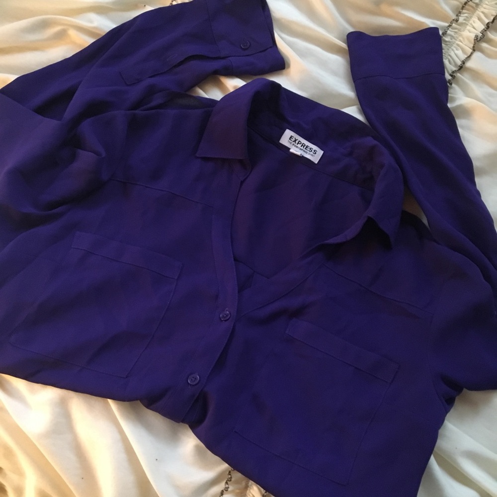 Portofino express long sleeve button